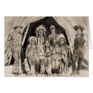 Cartão Doc Carver's Wild West Show