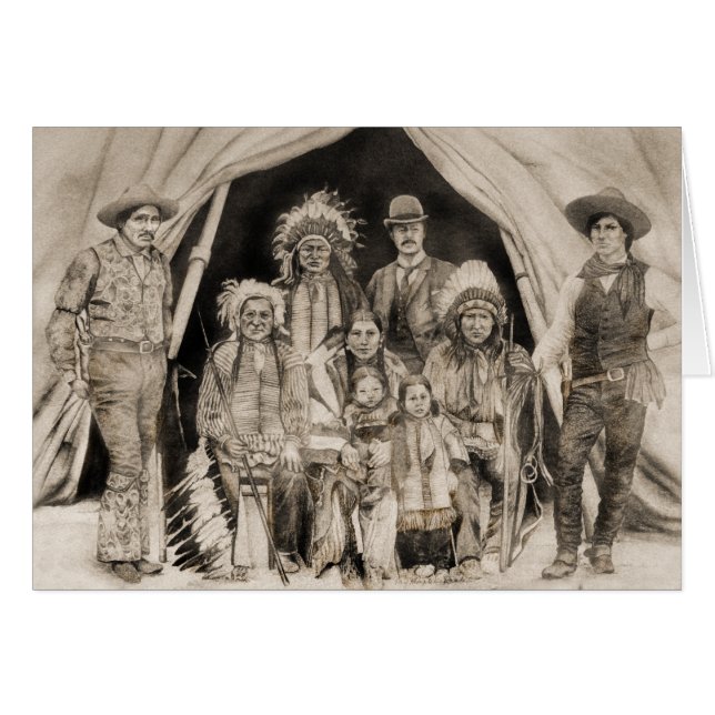 Cartão Doc Carver's Wild West Show (Frente Horizontal)