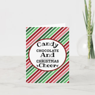 Cartão Doce Chocolate e Alegria de Natal