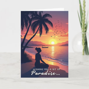 Cartão Doce Dia das Mães Pôr do Sol