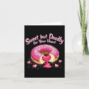 Cartão Doce Mas Divertido Romântico Fatal Donut Ele