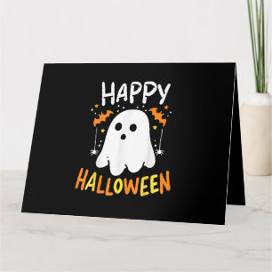 Cartão Doce ou Travessura Fantasma de Halloween