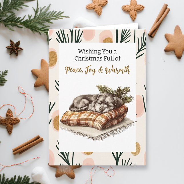 Cartão Doce Prateado | Natal personalizado (Criador carregado)