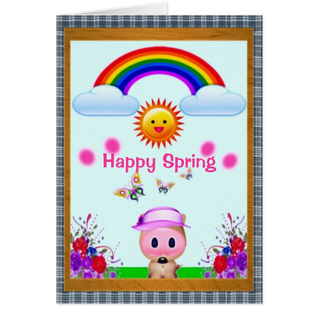 Cartão Doce Primavera (Frente)