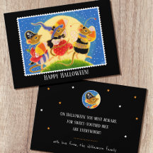 Doce Rato de Milho Doce Personalizado Halloween Fl