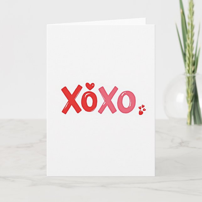 Cartão Doce Xoxo Glossy Style (Frente)