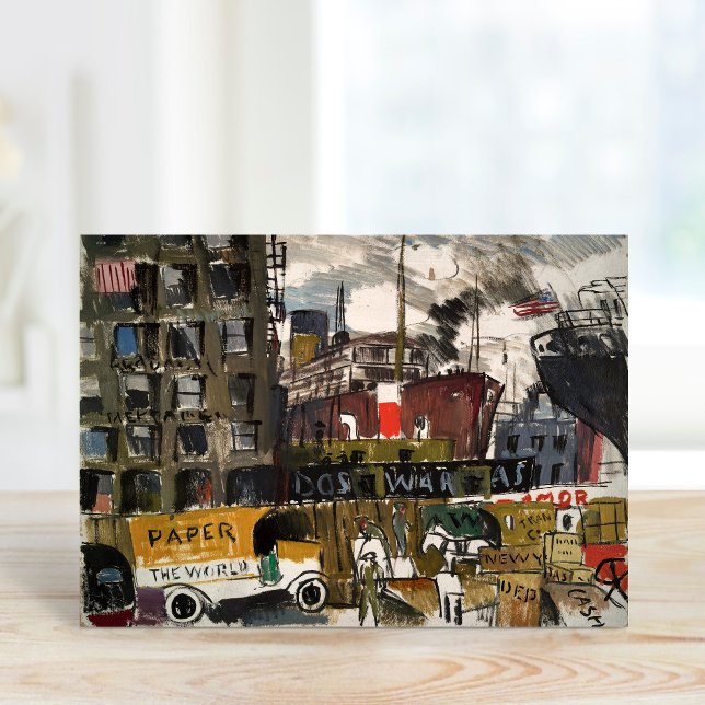 Cartão Docks de Nova York | Joaquín Torres-García (Criador carregado)