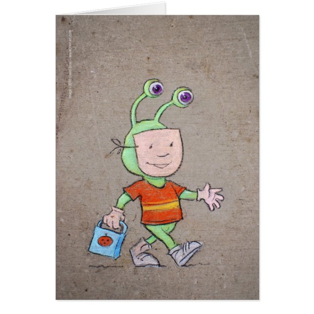 Cartão doçura ou travessura (Frente)