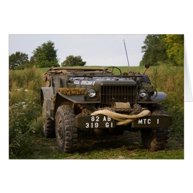 Cartão Dodge WC 57 (Frente horizontal)