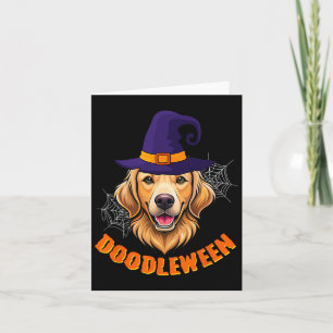Cartão Dodle Ouro Dodle Dedle Dedle Dourado do Halloween 