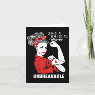 Cartão Doença Cardíaca Congênita Camisa Isolável Chd Awa