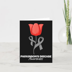 Cartão Doença de Parkinsons Sensibilização Abril Mês Tuli