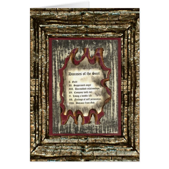 Cartão Doenças da Alma (Frente)