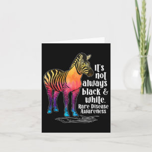 Cartão Doenças raras Sensibilização Orgulhosa Guerreiro d
