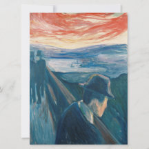 Doente no Sunset, Desespero (por Edvard Munch)