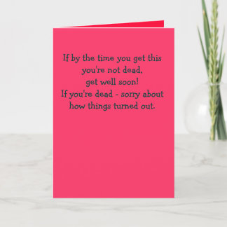 Cartão Doente ou Morto