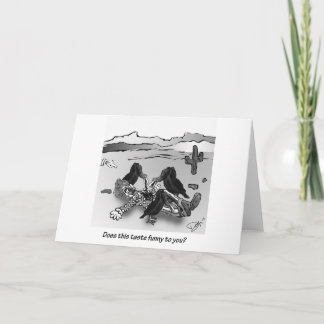 Cartão Does this taste funny to you?