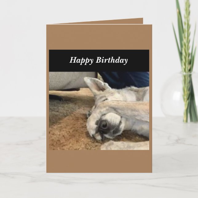 Cartão Dog Birthday Card (Frente)