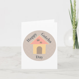 Cartão Dog gotcha day card