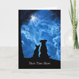 Cartão Dog Sympathy Loss of Dog General 