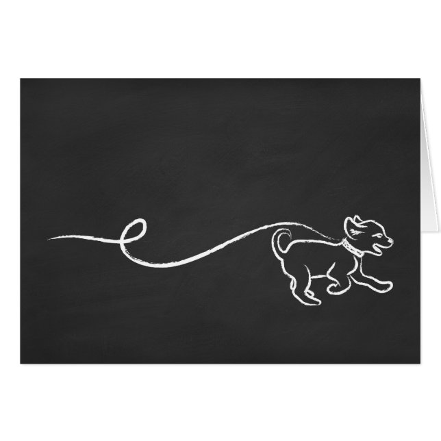 CARTÃO DOG WALK CHALK (Frente Horizontal)