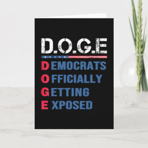 Cartão Doge D.o.g.e Departamento De Eficiência Governamen