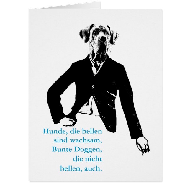 Cartão Doggen Karte (Frente)