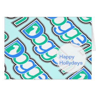 Cartão Doggen Text mit Kopf