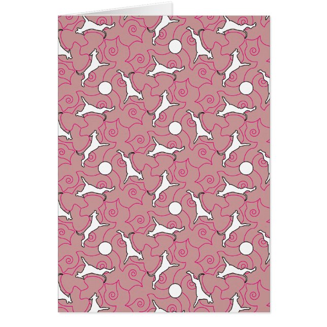 Cartão Doggenkarte Muster (Frente)