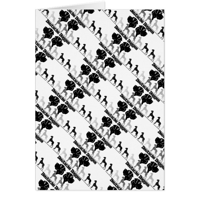 Cartão Doggenlogo Schwarz Grau (Frente)