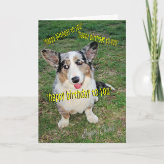Cartão Doggie Cake Dreams