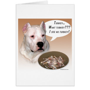 Cartão Dogo Argentino Turquia