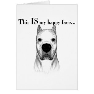 Cartão Dogo Happy Face