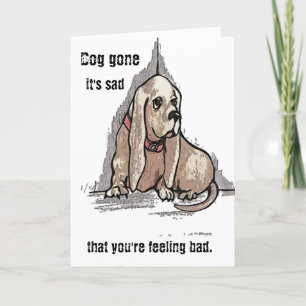 Cartão Dogues Sentem-Se