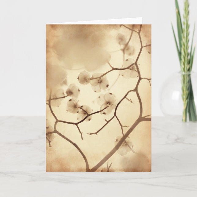 Cartão Dogwood Cluster (Frente)