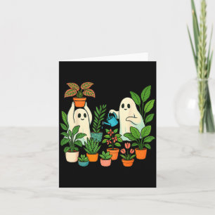 Cartão Doida Planta Fantasma Senhora Espiritual Jardineir