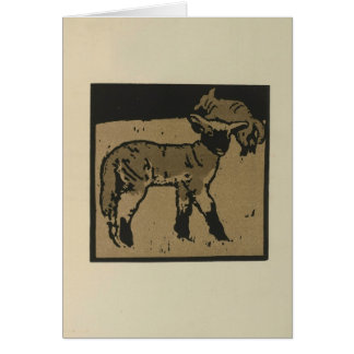 Cartão Dois borregos