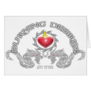 Cartão Dois corações