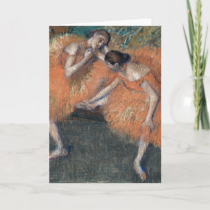 Cartão Dois Dançarinos Edgar Degas