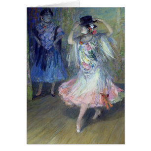 Cartão Dois dançarinos espanhóis, 1852