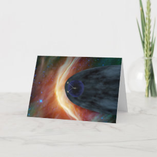 Cartão Dois Espaçadores Voyager Explorando Espaço Turbule