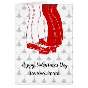 Cartão Dois homens se beijando no Dia de os namorados