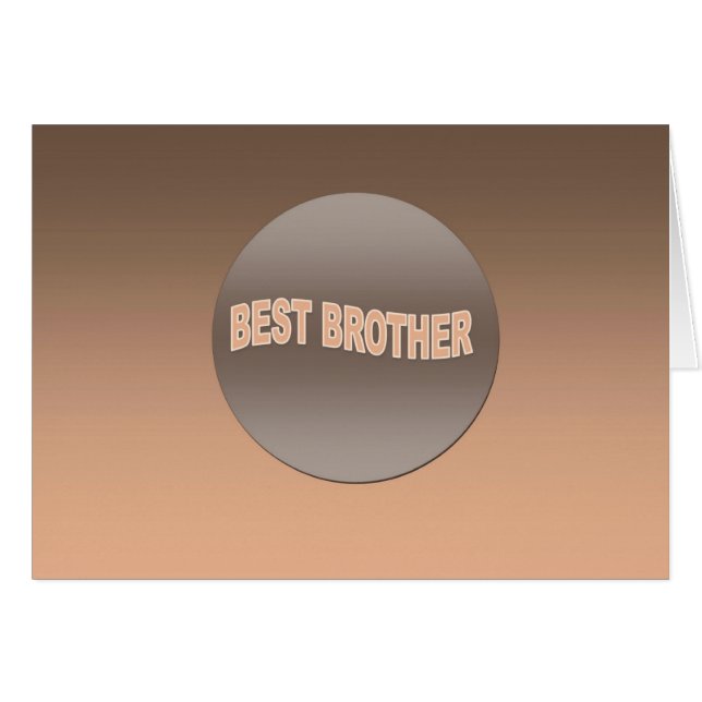 Cartão Dois melhores irmãos (Frente Horizontal)