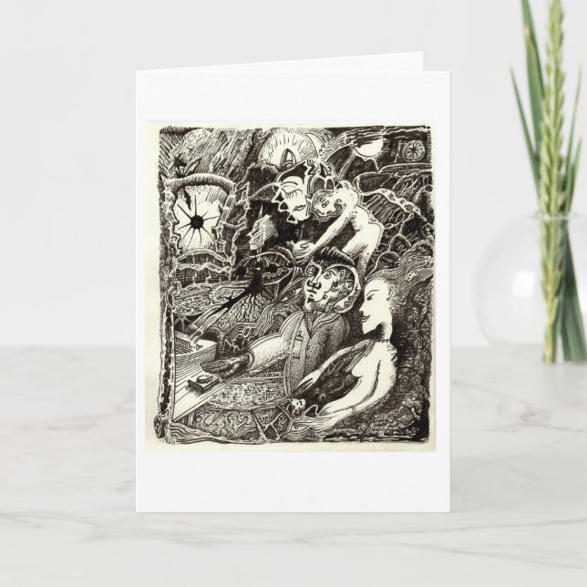 Cartão Dois mundos, por Brian Benson (Frente)