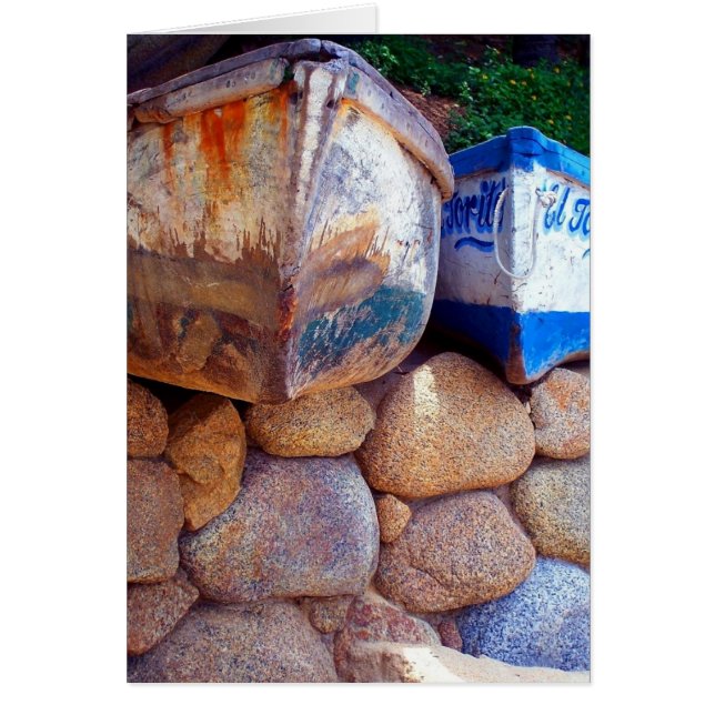 Cartão Dois nas Rochas (Frente)