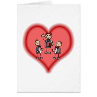 Cartão Dois noivos & pregador