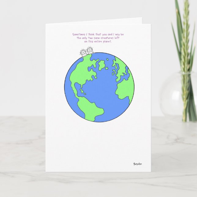 Cartão DOIS SANE CREATURES Boynton (Frente)