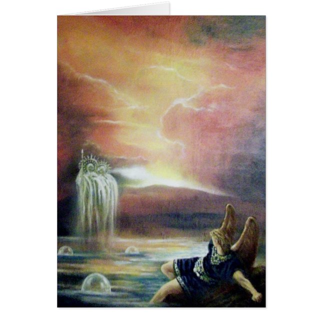 CARTÃO DOIS SANTOS JOHN E FALLEN ANGEL (Frente)