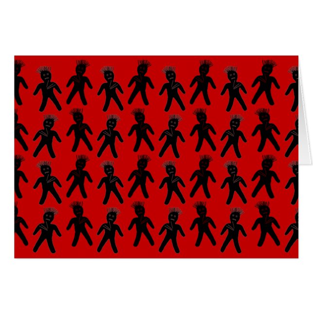 Cartão Doll Voodoo (Frente Horizontal)