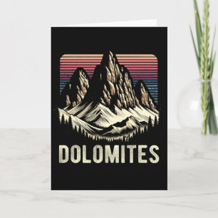 Cartão Dolomitas Montanhas Alpes Dolomíticos Escalada Cam
